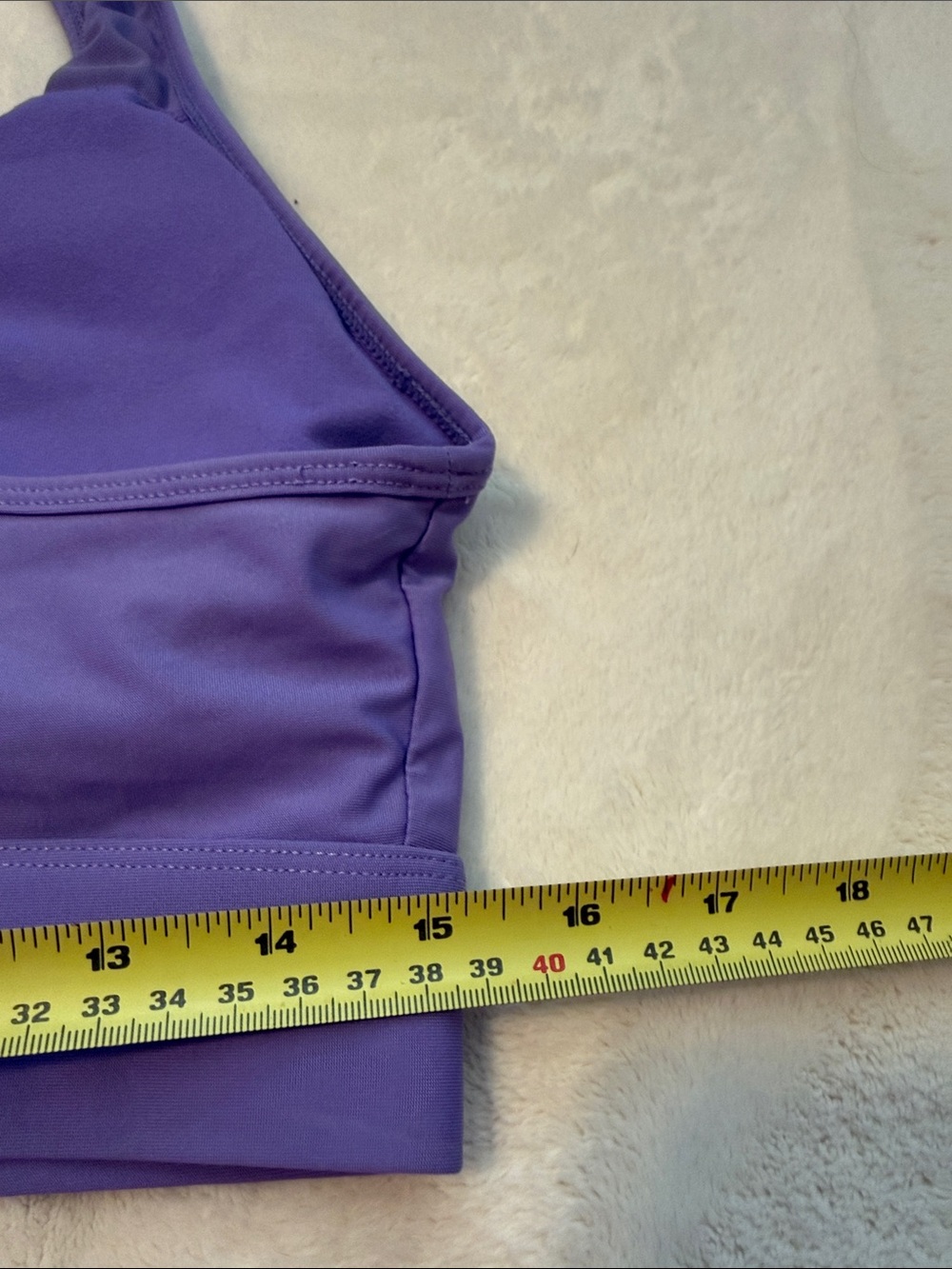 Fabletics Purple Racerback Sports Bra - Picture 4 of 4